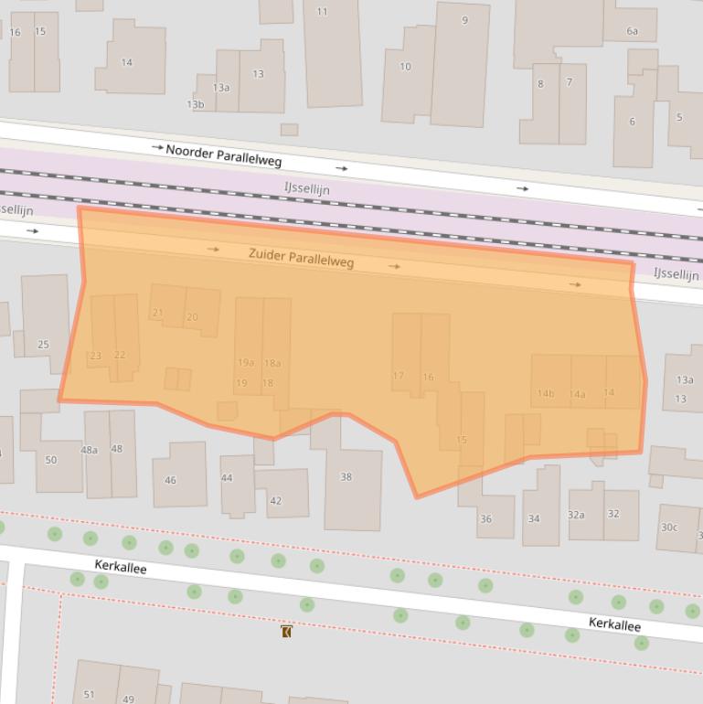 Kaart van postcodegebied 6882AD.
