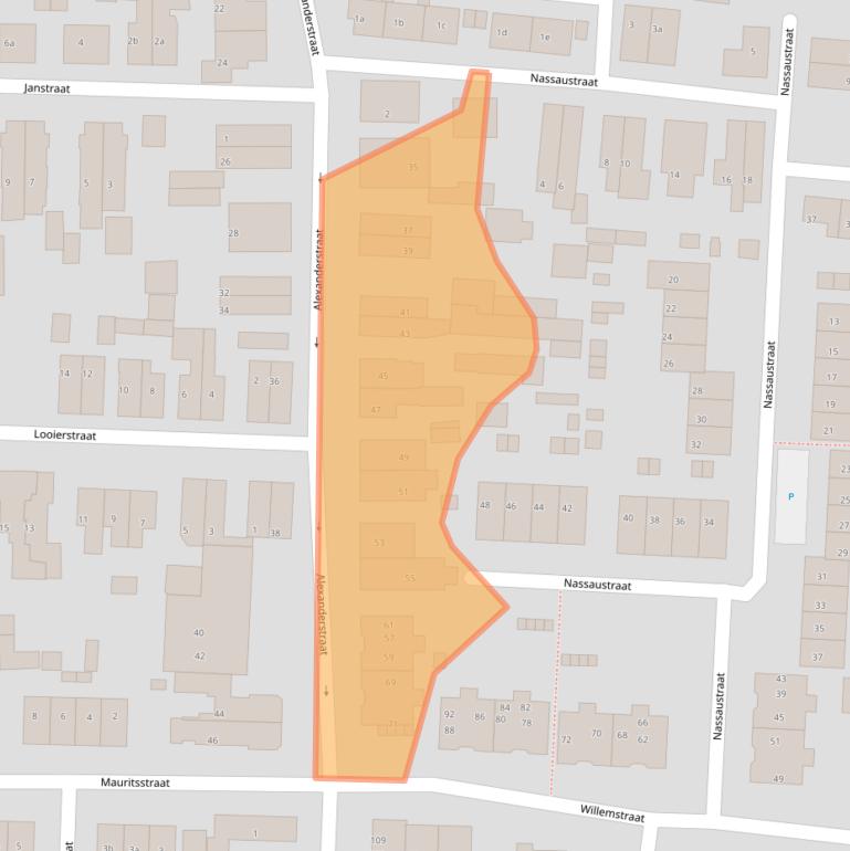 Kaart van postcodegebied 6882BE.