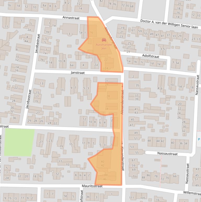 Kaart van postcodegebied 6882BH.