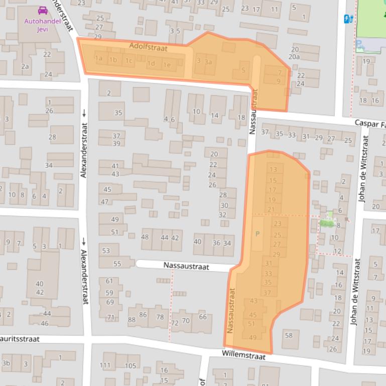Kaart van postcodegebied 6882BP.