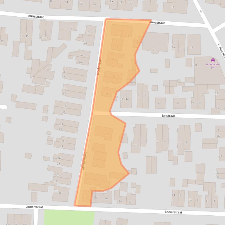 Kaart van postcodegebied 6882BT.