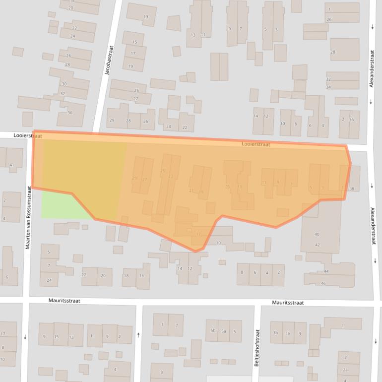 Kaart van postcodegebied 6882BW.