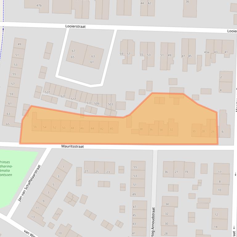 Kaart van postcodegebied 6882CC.