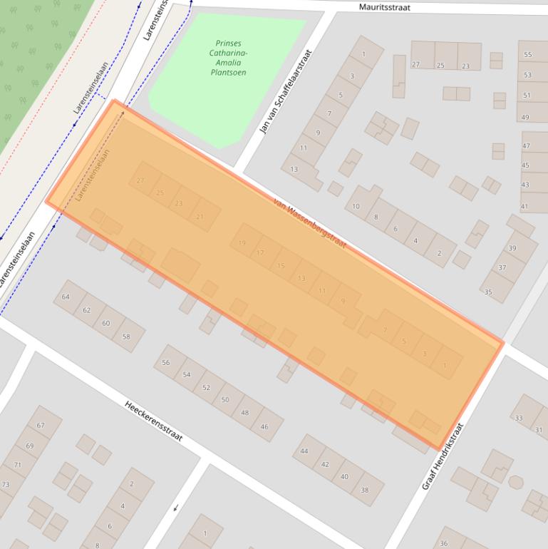 Kaart van postcodegebied 6882CP.