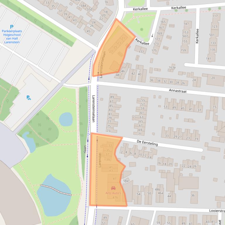 Kaart van postcodegebied 6882CV.