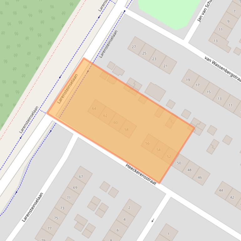 Kaart van postcodegebied 6882DD.