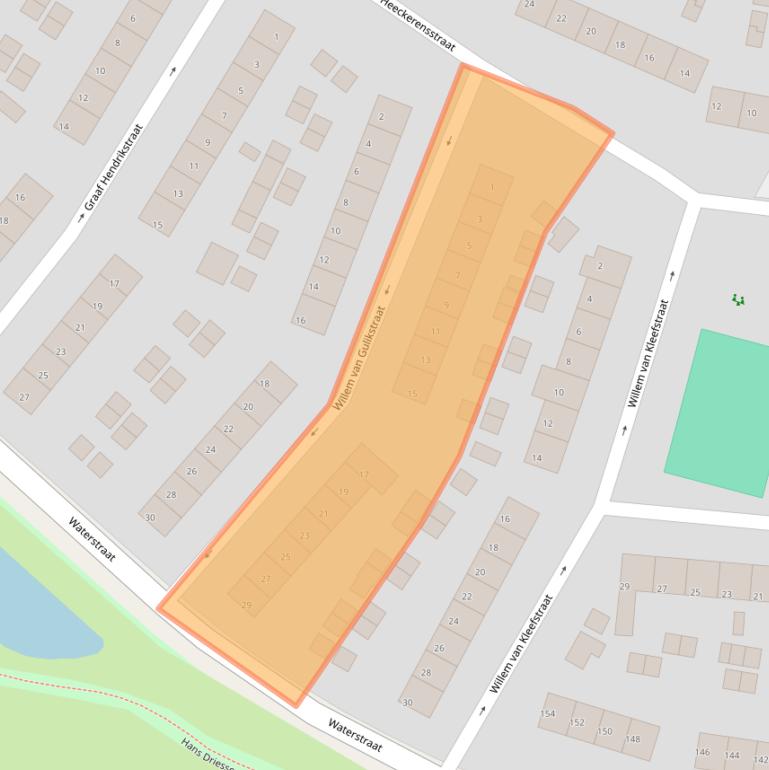 Kaart van postcodegebied 6882DK.