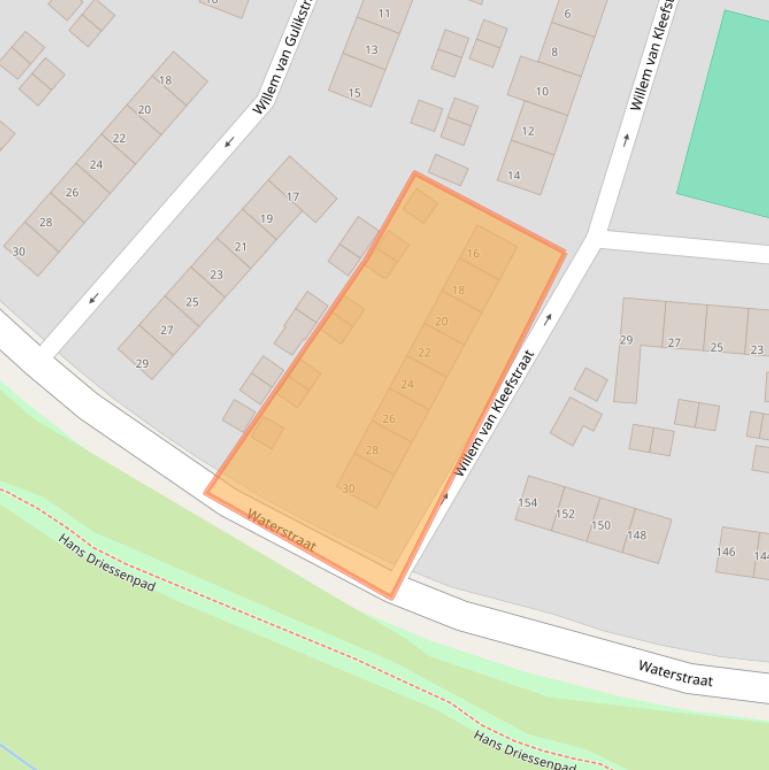 Kaart van postcodegebied 6882DN.