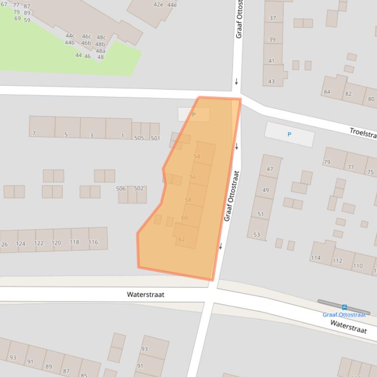 Kaart van postcodegebied 6882DZ.