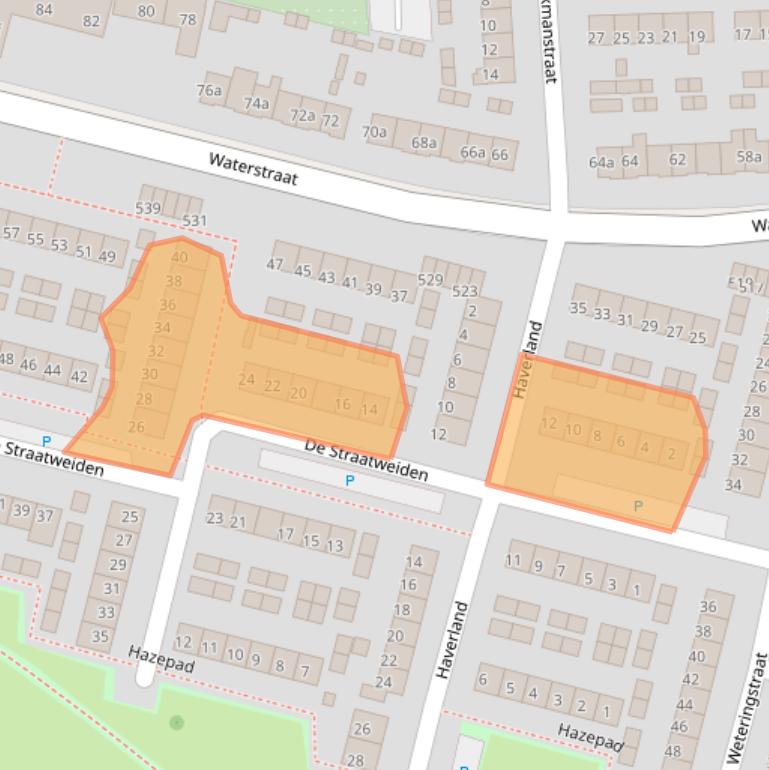 Kaart van postcodegebied 6882ED.