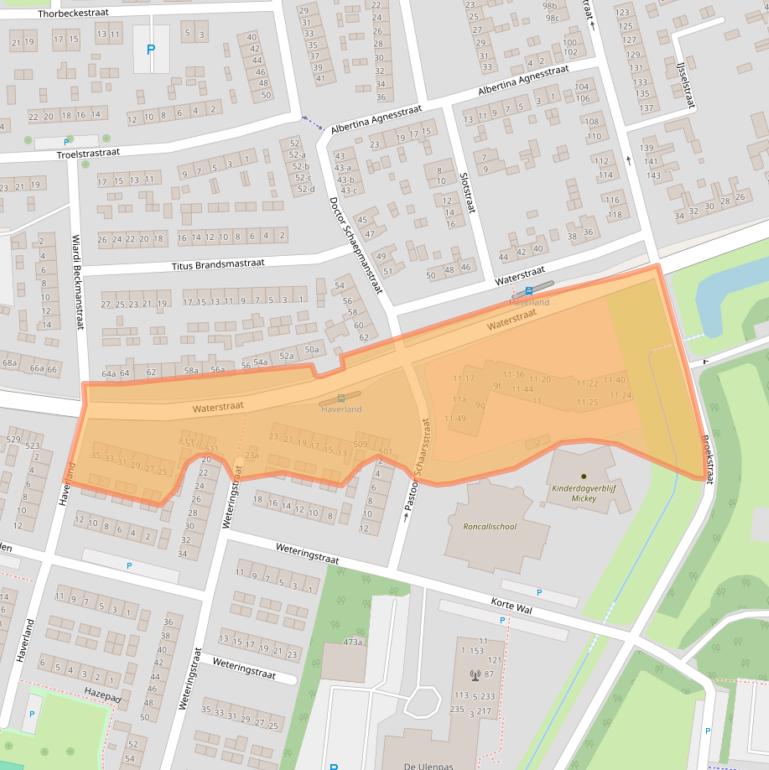 Kaart van postcodegebied 6882GA.