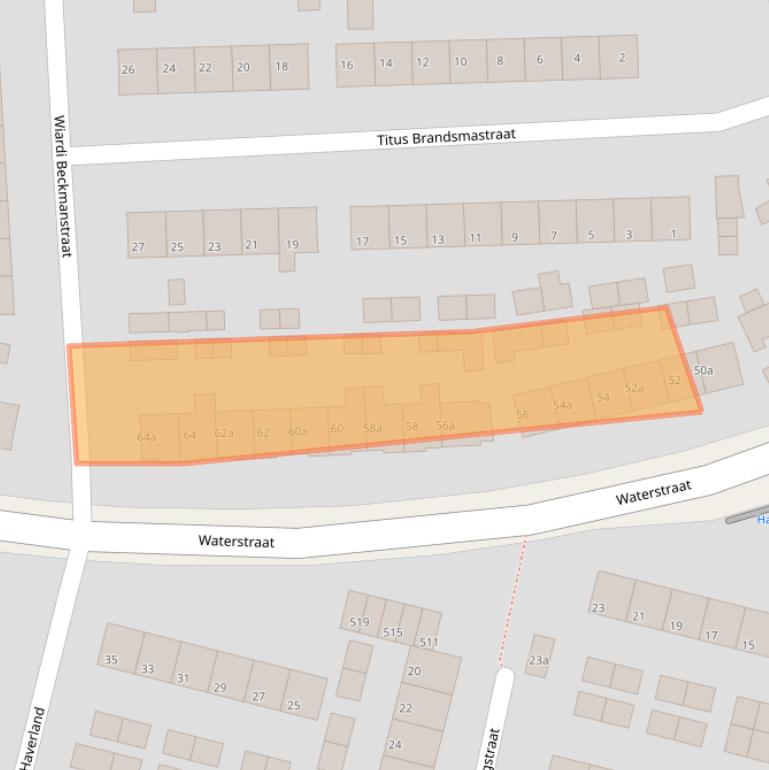 Kaart van postcodegebied 6882GE.