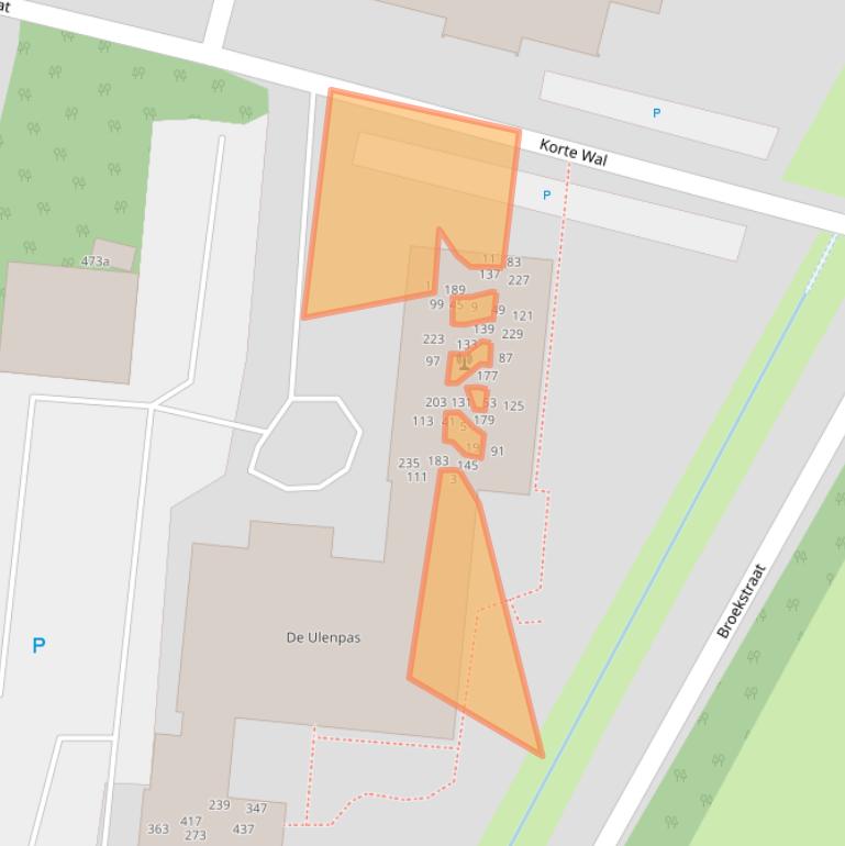 Kaart van postcodegebied 6882GL.