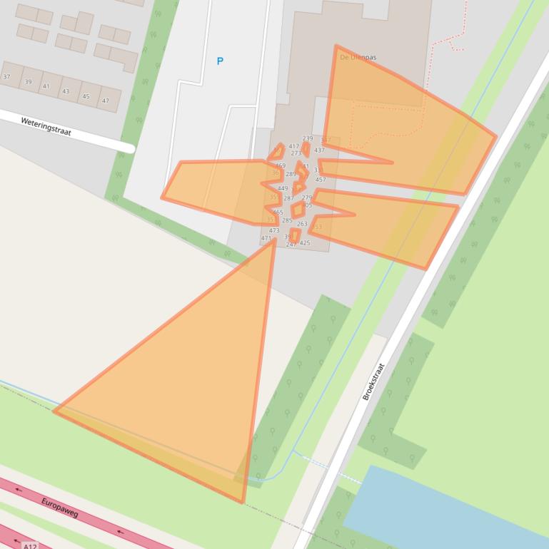 Kaart van postcodegebied 6882GV.