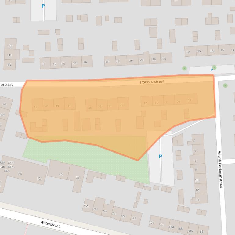 Kaart van postcodegebied 6882HB.