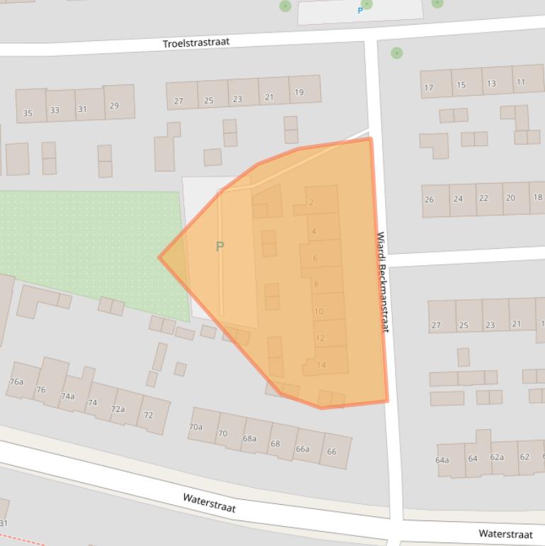 Kaart van postcodegebied 6882HH.