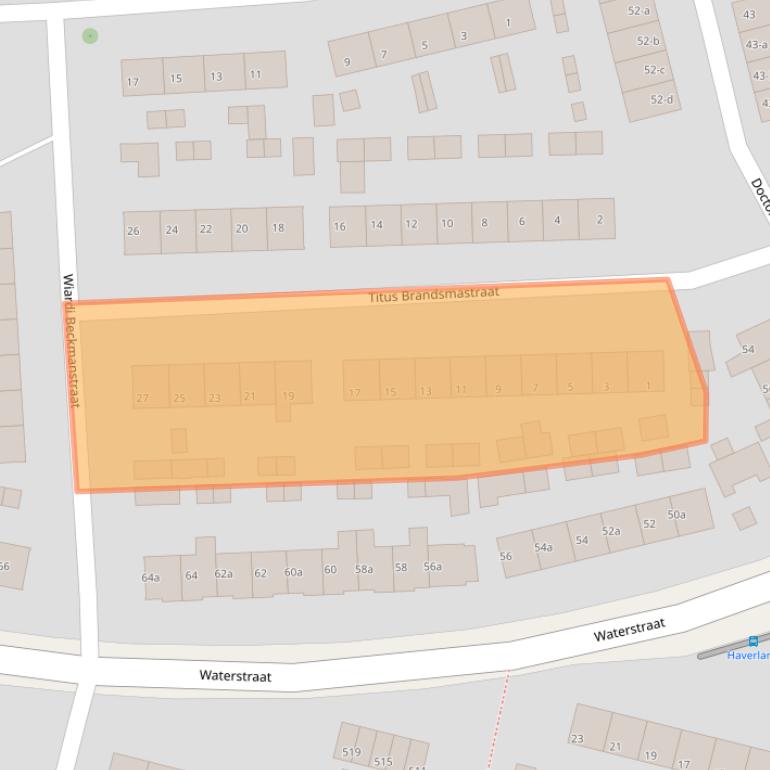 Kaart van postcodegebied 6882HJ.
