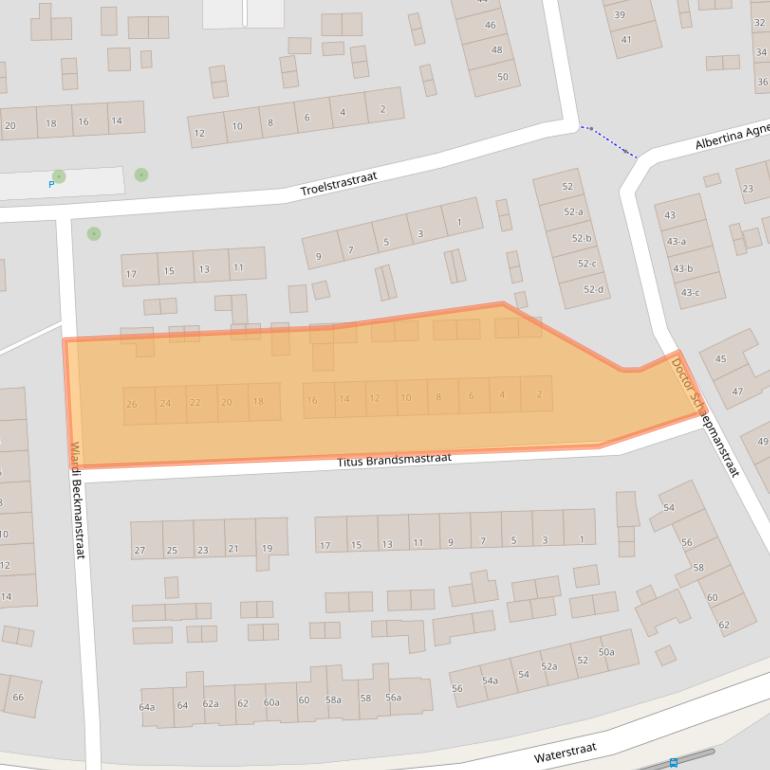 Kaart van postcodegebied 6882HK.