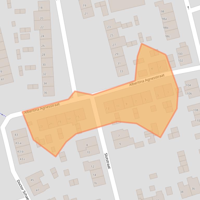 Kaart van postcodegebied 6882HR.