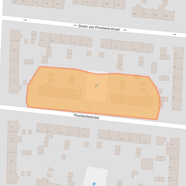 Kaart van postcodegebied 6882JD.