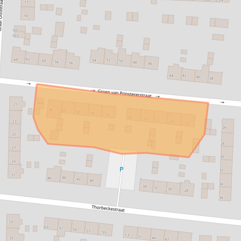 Kaart van postcodegebied 6882JH.