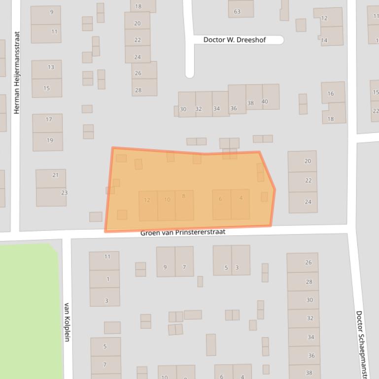 Kaart van postcodegebied 6882JJ.