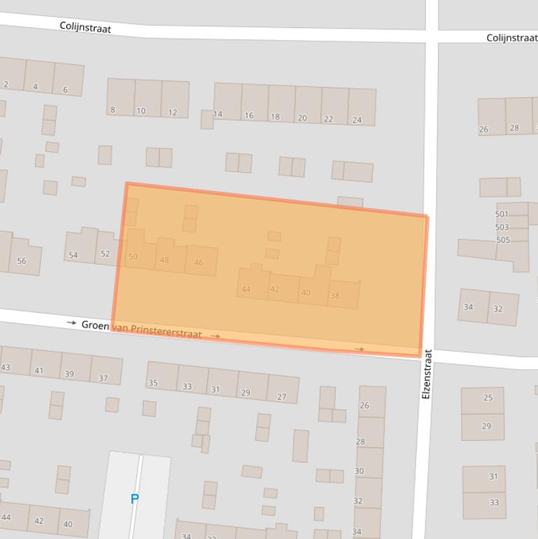 Kaart van postcodegebied 6882JL.