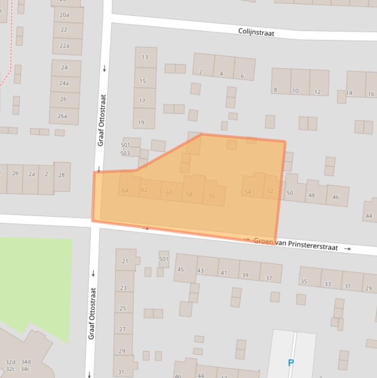 Kaart van postcodegebied 6882JM.