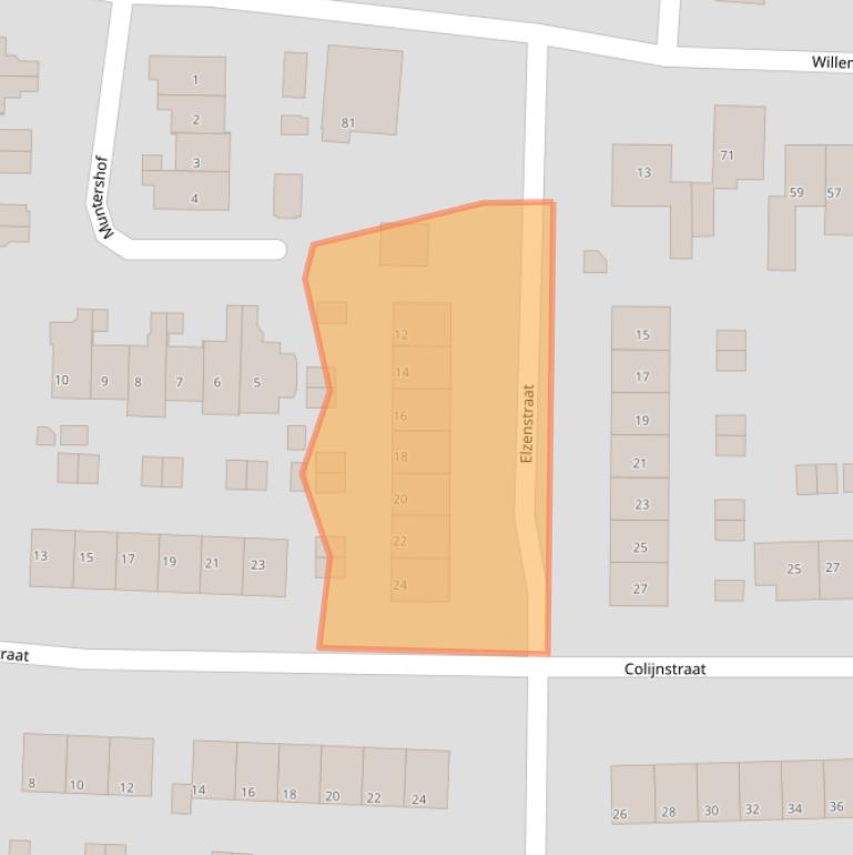 Kaart van postcodegebied 6882JV.