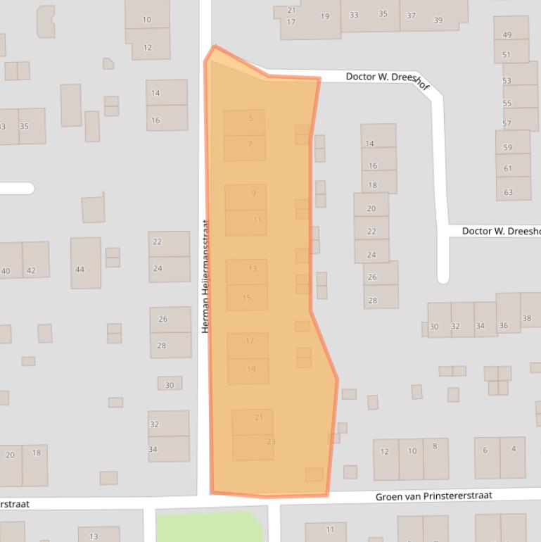 Kaart van postcodegebied 6882JX.