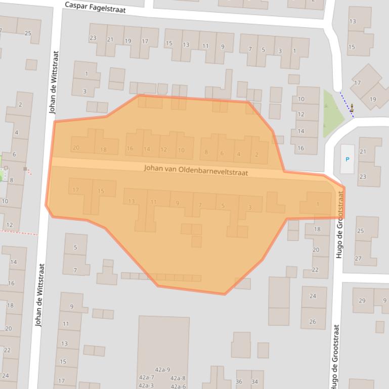 Kaart van postcodegebied 6882KH.