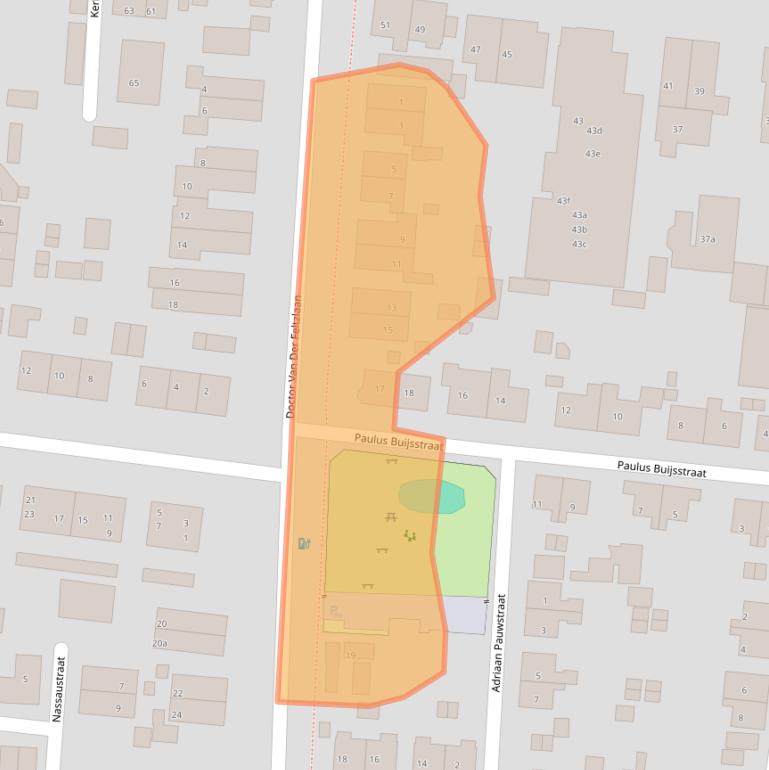 Kaart van postcodegebied 6882KL.