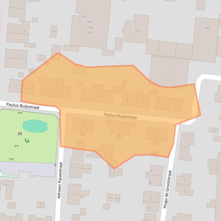 Kaart van postcodegebied 6882KN.