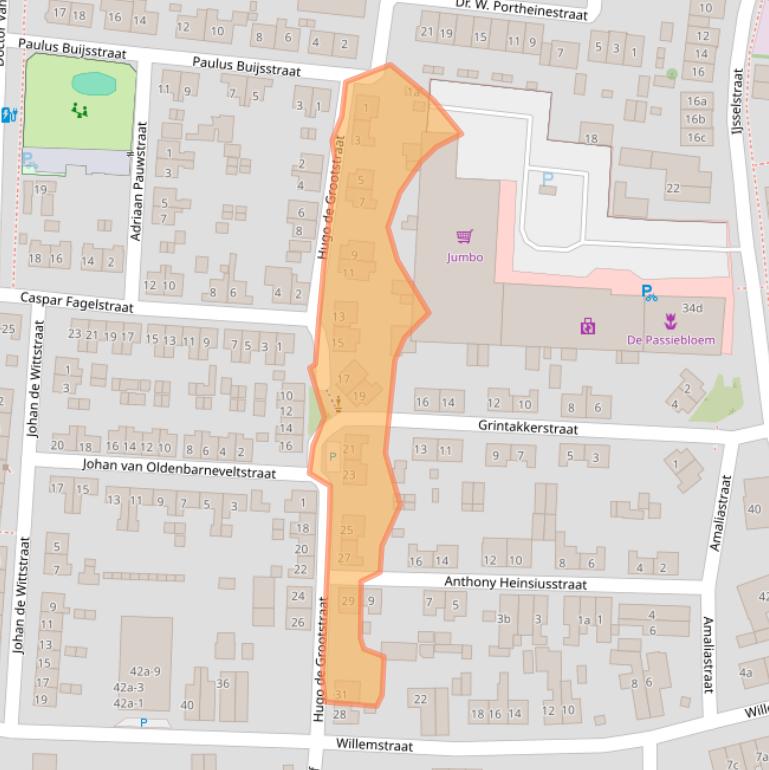 Kaart van postcodegebied 6882KR.