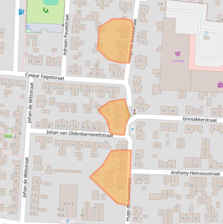 Kaart van postcodegebied 6882KS.