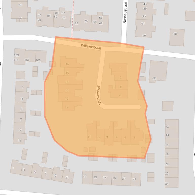 Kaart van postcodegebied 6882KZ.