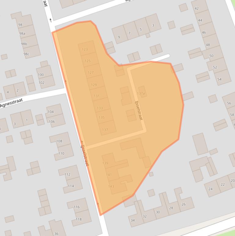 Kaart van postcodegebied 6882LE.