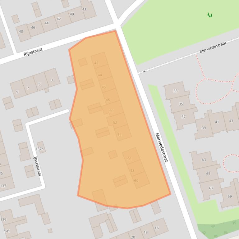 Kaart van postcodegebied 6882LP.