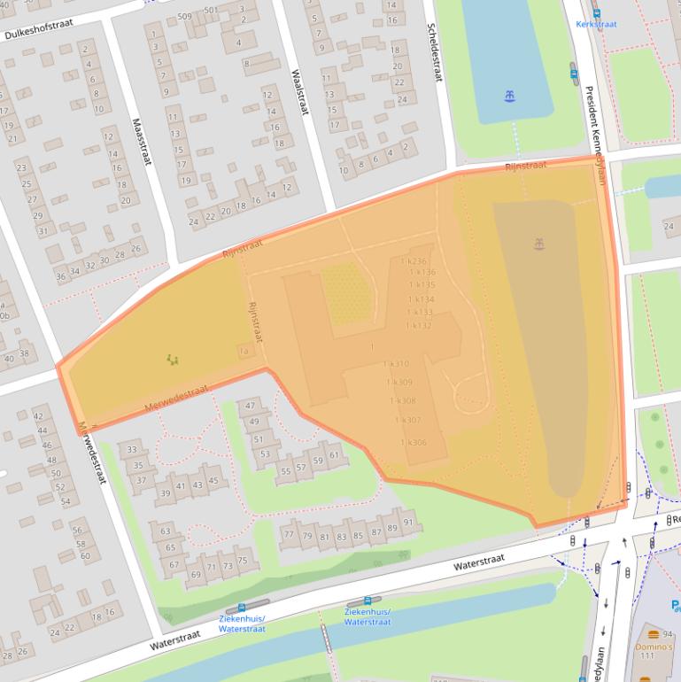 Kaart van postcodegebied 6882LR.