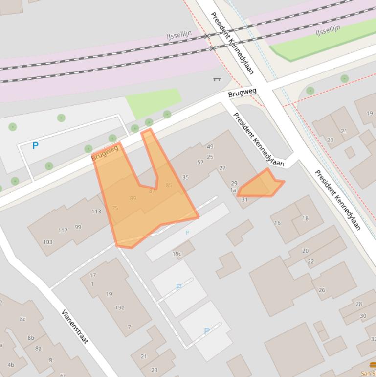 Kaart van postcodegebied 6882MD.