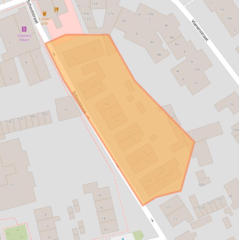 Kaart van postcodegebied 6882NP.