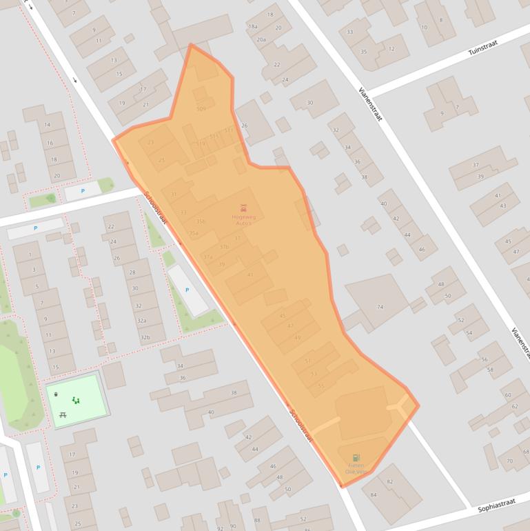 Kaart van postcodegebied 6882NR.