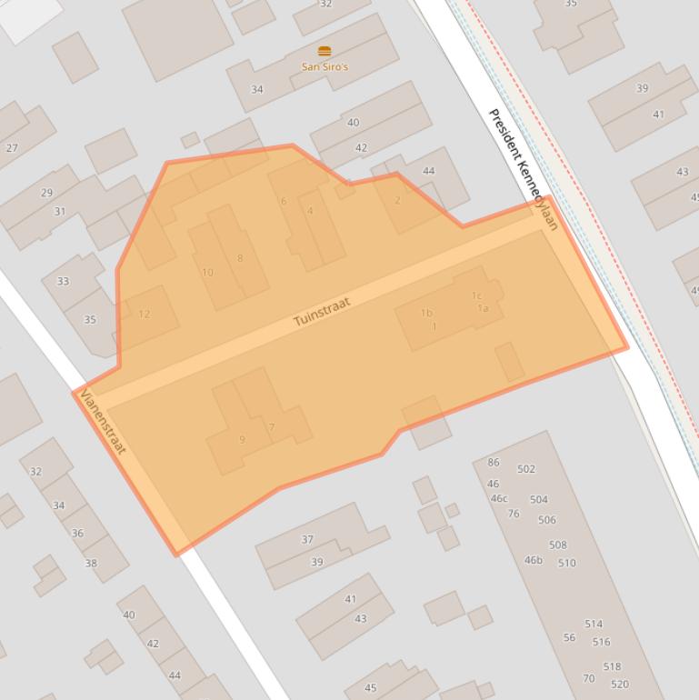 Kaart van postcodegebied 6882NX.