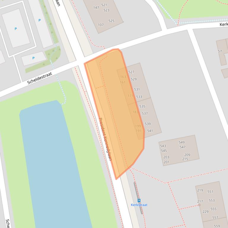 Kaart van postcodegebied 6883AG.