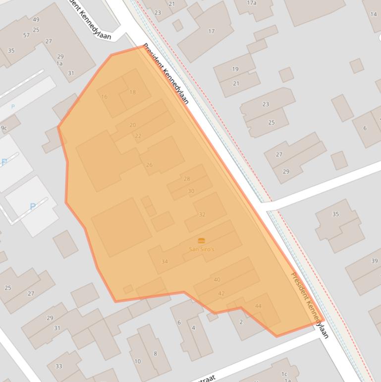 Kaart van postcodegebied 6883AN.