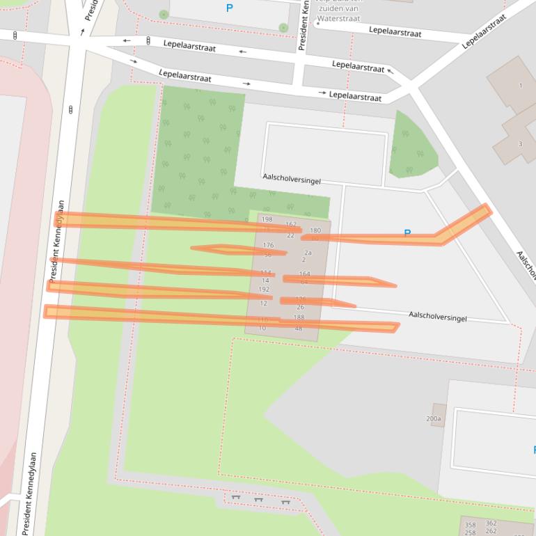 Kaart van postcodegebied 6883BG.