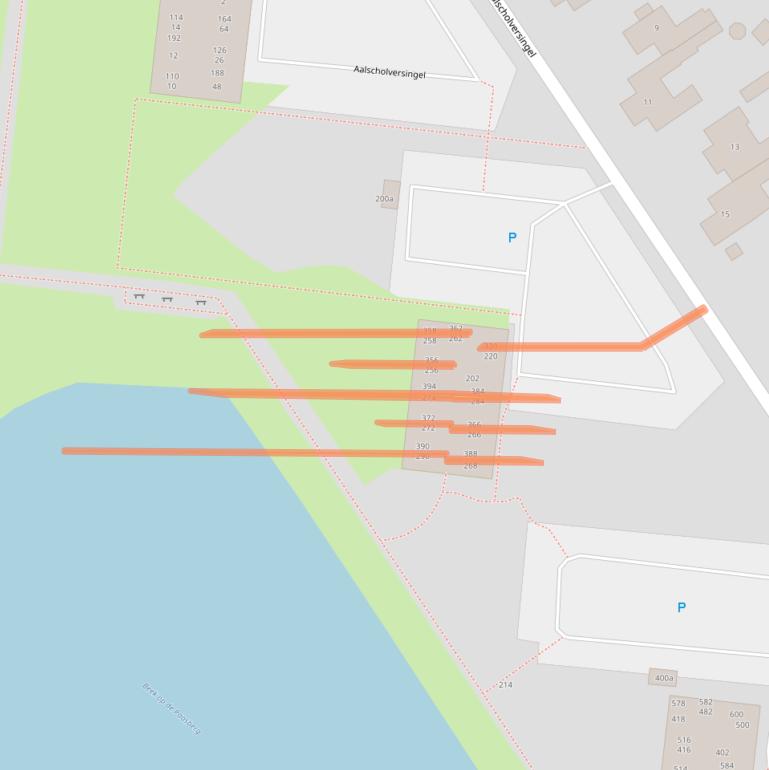 Kaart van postcodegebied 6883BN.