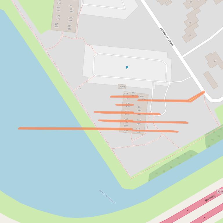 Kaart van postcodegebied 6883BT.