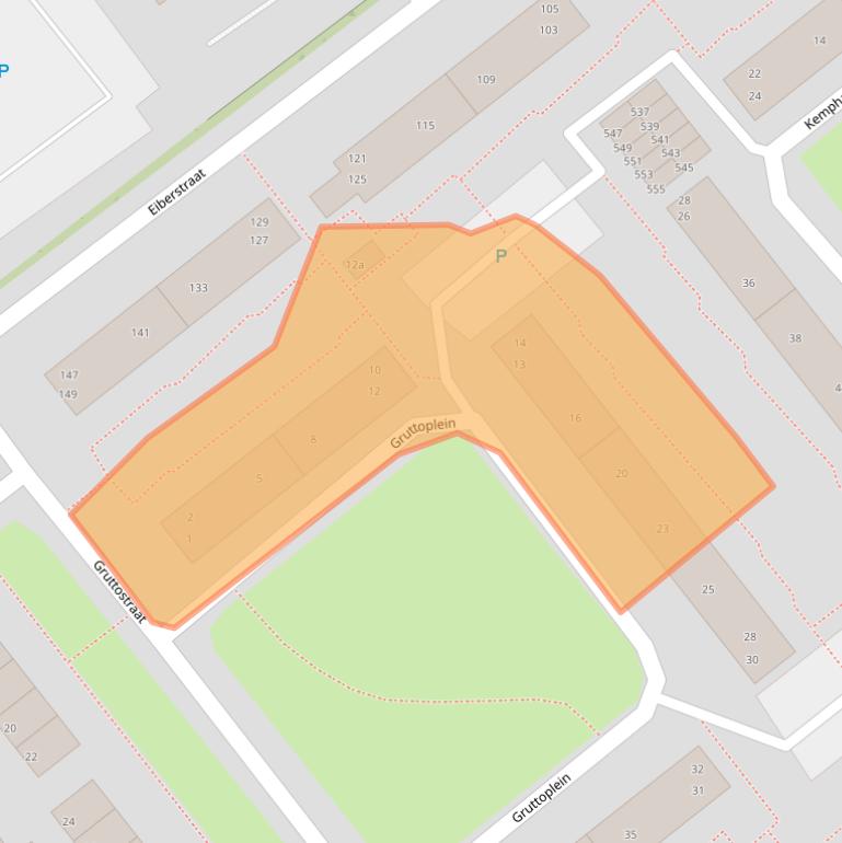 Kaart van postcodegebied 6883DD.