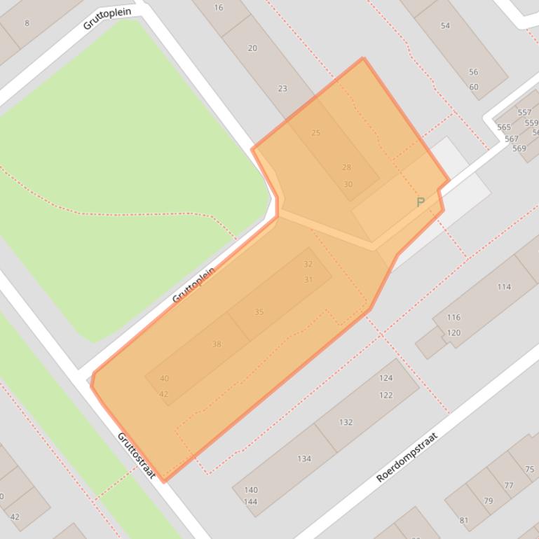 Kaart van postcodegebied 6883DE.